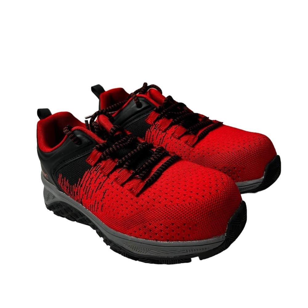 Thorogood AST Low Composite Toe Work Shoe Sneaker Women’s Size 6M red Black